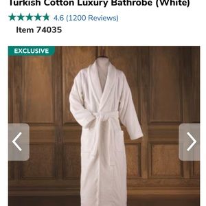 White New Bathrobe